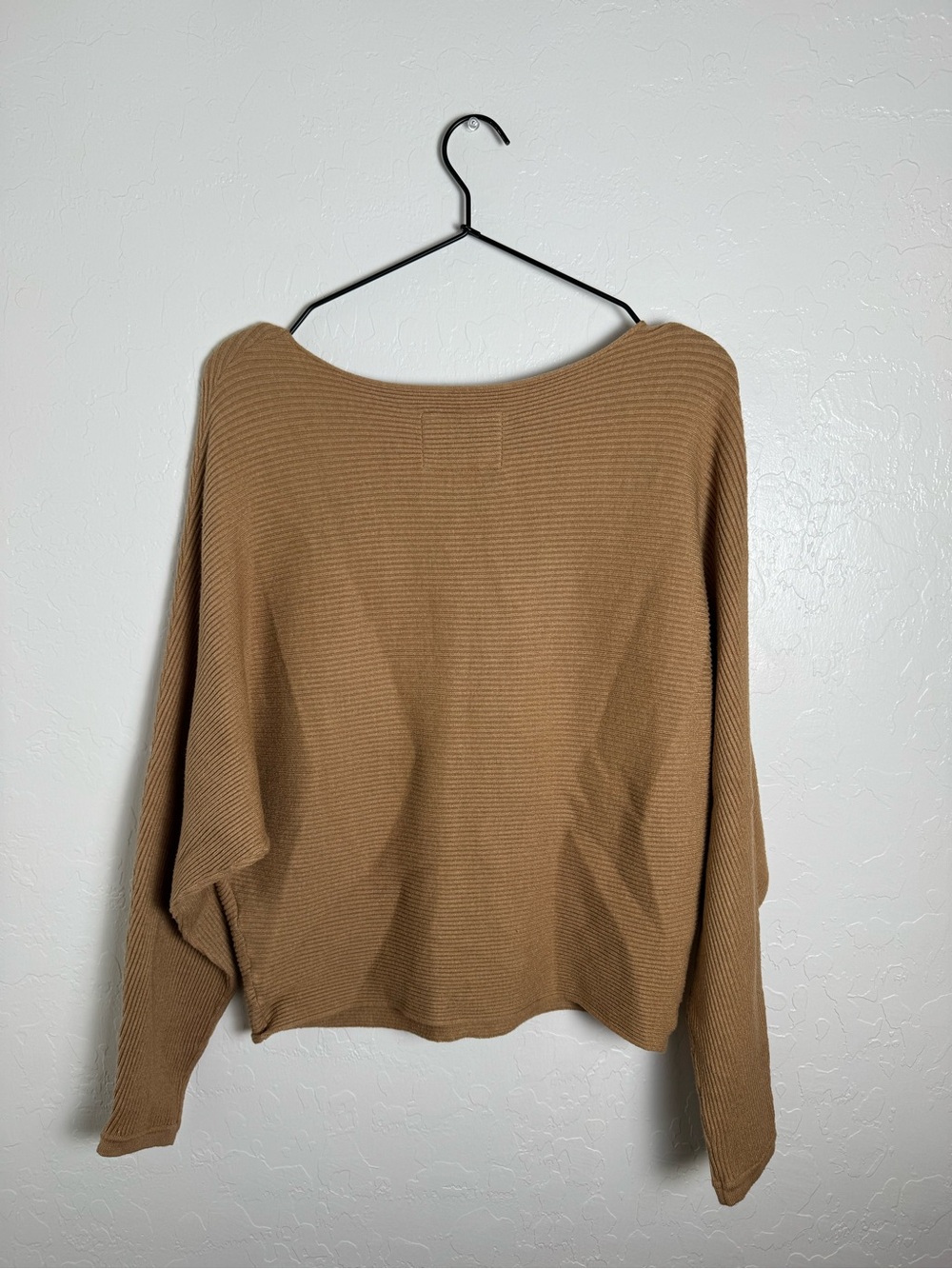 Abercrombie & Fitch Camel Brown Ribbed  Knit Sweater - Picture 9 of 13